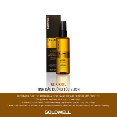 Tinh dầu dưỡng cho tóc uốn/thẳng cao cấp Goldwell Elixir